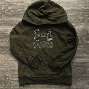 Under Armour Olive Green Pullover Hoodie